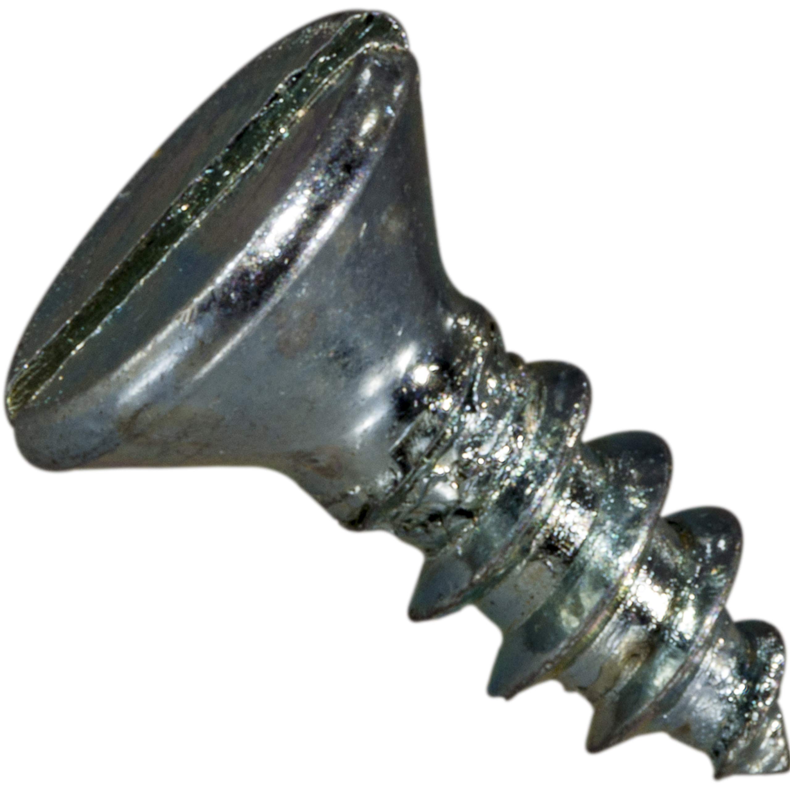 014973310868 Slotted Flat Sheet Metal Screws, 6 x 3/8 Inch, 60-Piece Pack - Perfect for HVAC, Metal Roofing, and DIY Home Repair Projects