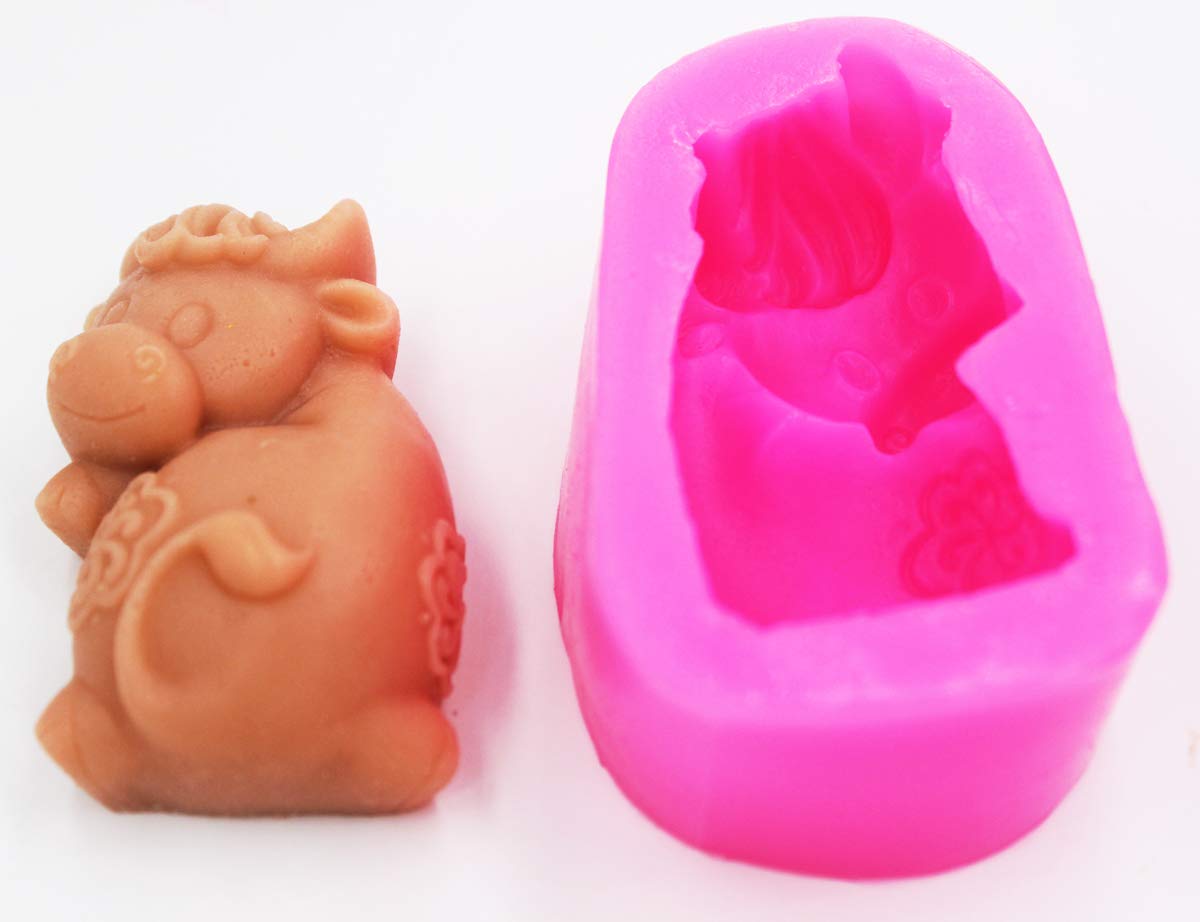 Happy Bull 50343 Silicone Soap Mold for DIY Handmade Soap Making - Perfect for Crafting, Gifts, and Home Decor