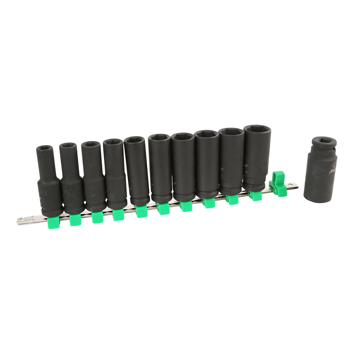 OEMTOOLS 25594 1/2 Inch Drive SAE Deep Impact Socket Set (11-Piece) - Heavy Duty Impact Sockets for Automotive Repair & Mechanical Work