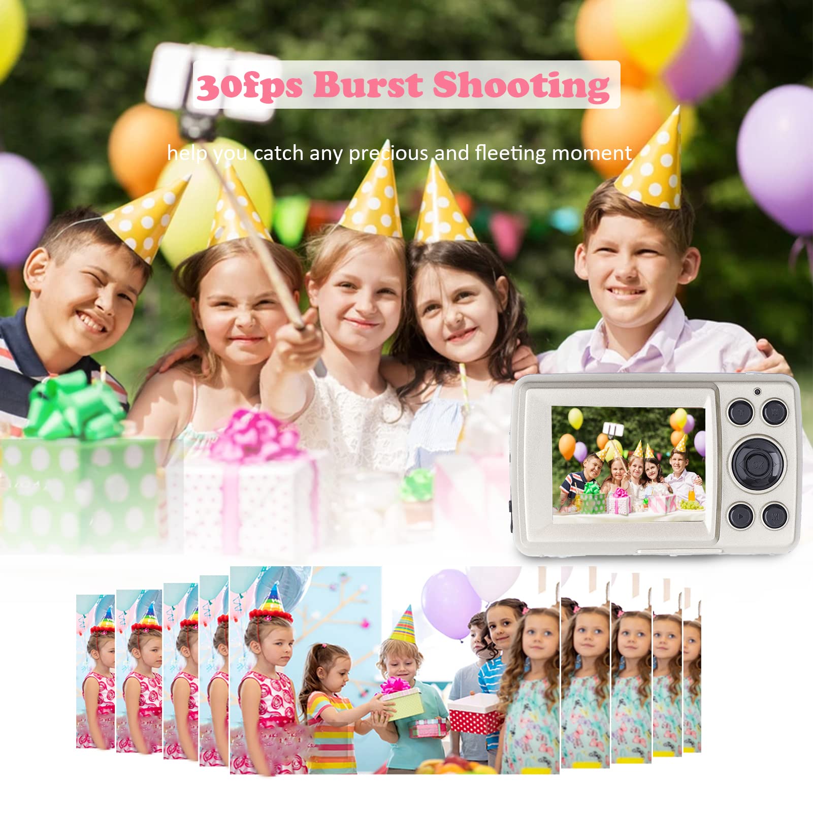 16MP Kids Digital Camera with 2.4