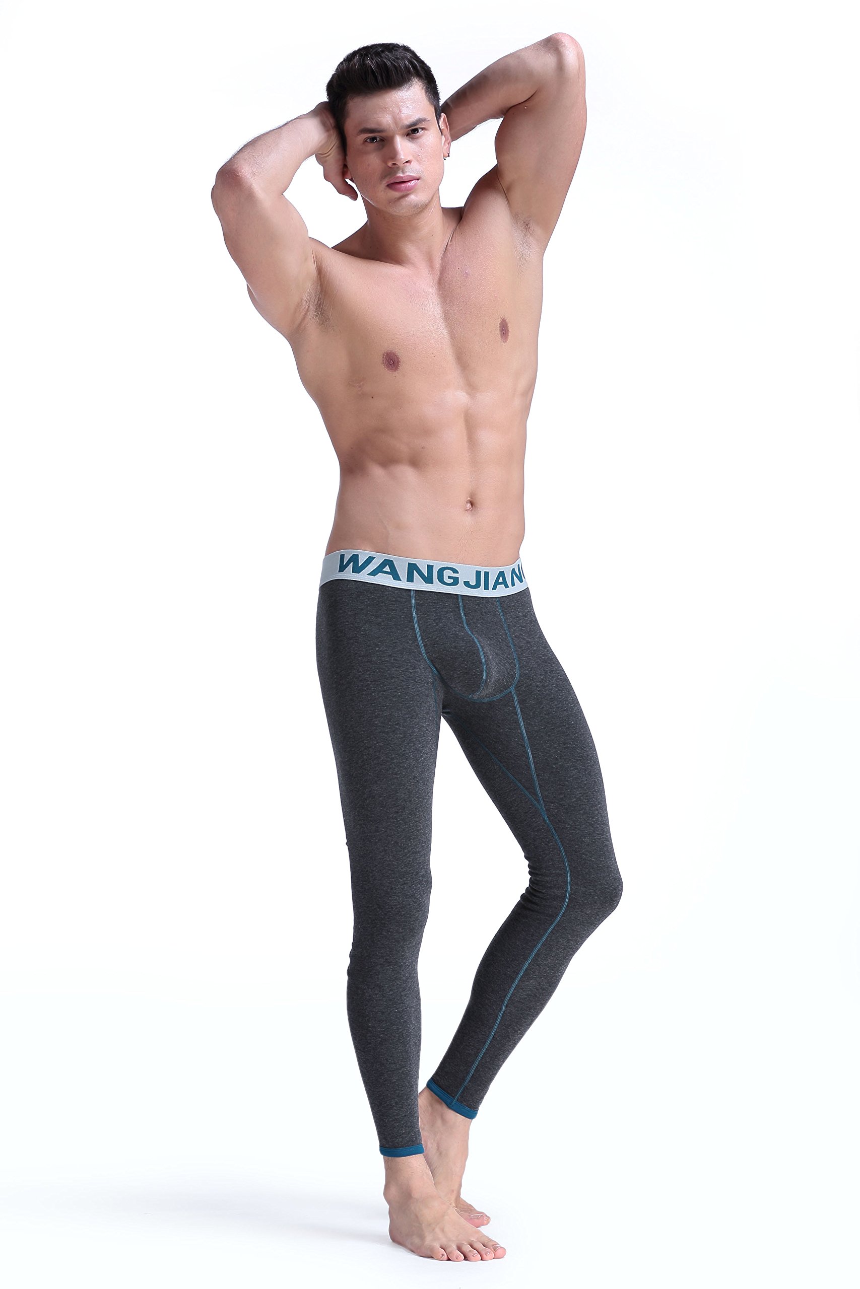 Azuki Men's Thermal Underwear Bottoms - Winter Base Layer Pants, Fleece-Lined Long Johns for Cold Weather - Perfect for Skiing, Hiking & Outdoor Activities