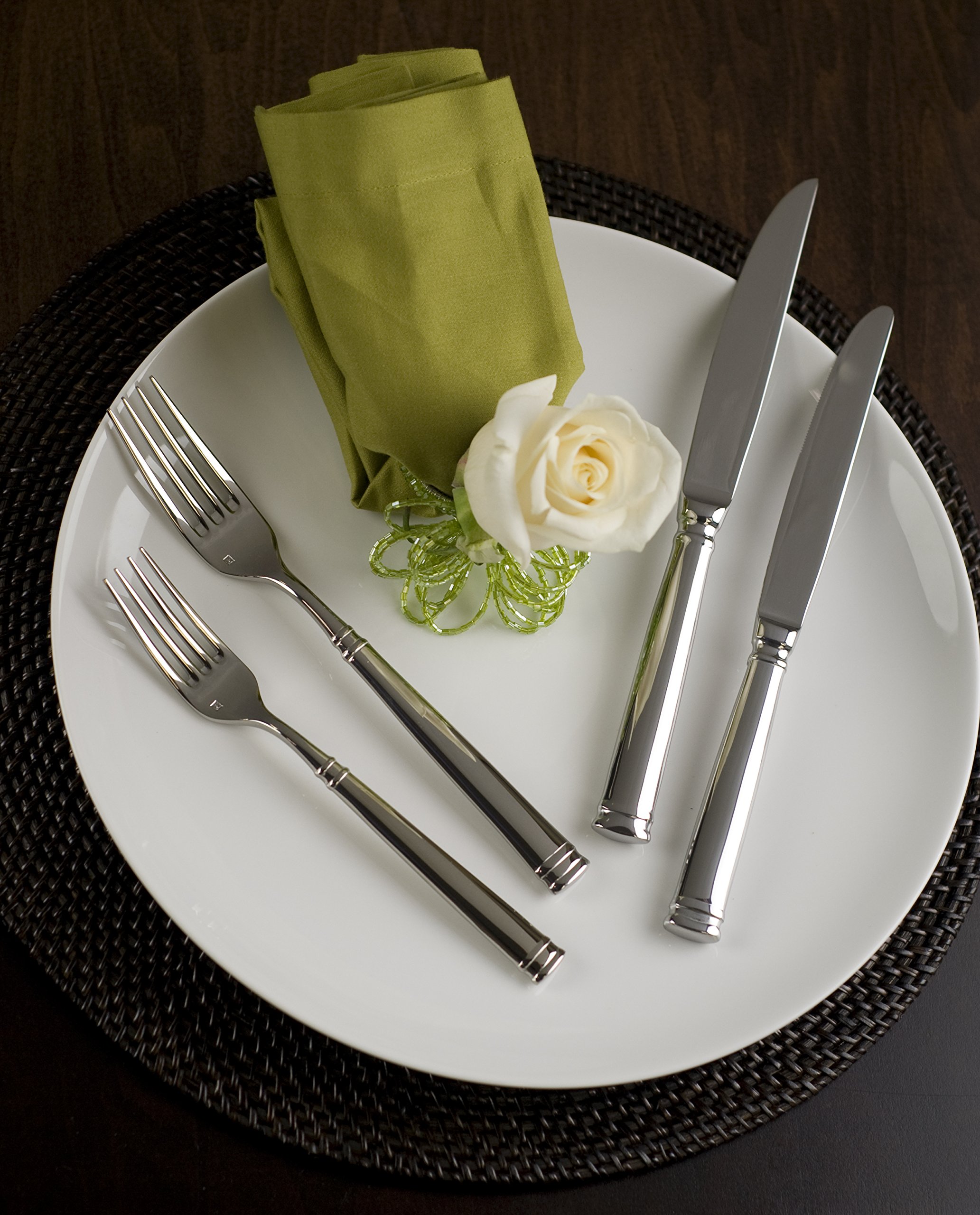Fortessa Bistro 18/10 Stainless Steel 20-Piece Flatware Set - Premium Cutlery for Dining, Entertaining & Everyday Use