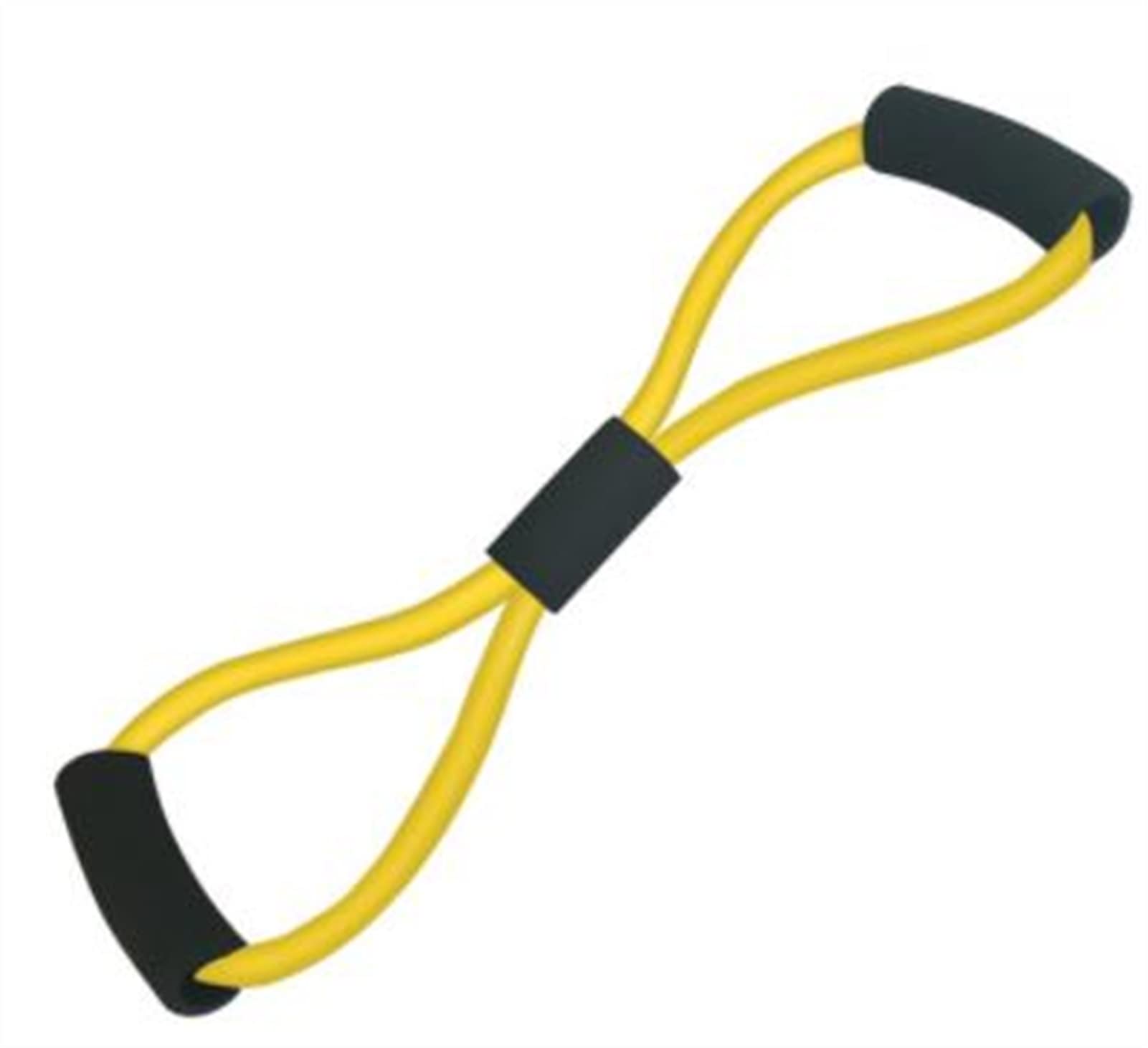 ONGHAHYIS 8-Word Chest Expander - Resistance Band for Fitness, Stretching & Muscle Training - Yoga Pull Rope Tube with Elastic Rubber Bands (Yellow) - Perfect for Home Gym, Physical Therapy & Strength Exercises