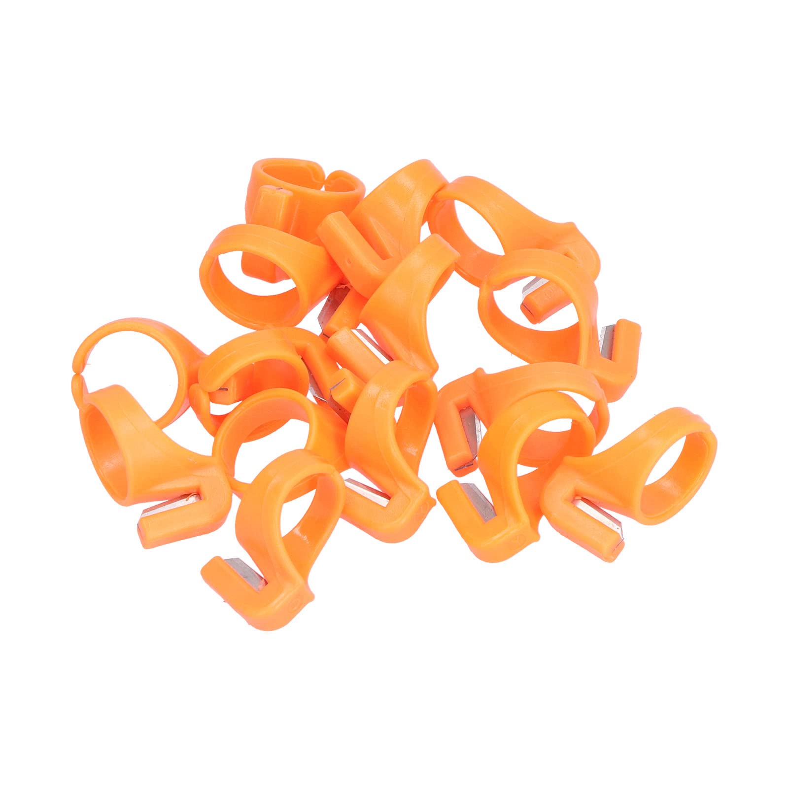 15Pcs Plastic Sewing Thread Cutter Rings - Flexible Finger Knife Cutting Tool for Knitting, Jewelry Making & DIY Crafts - Perfect for Quilting, Embroidery & Handmade Accessories