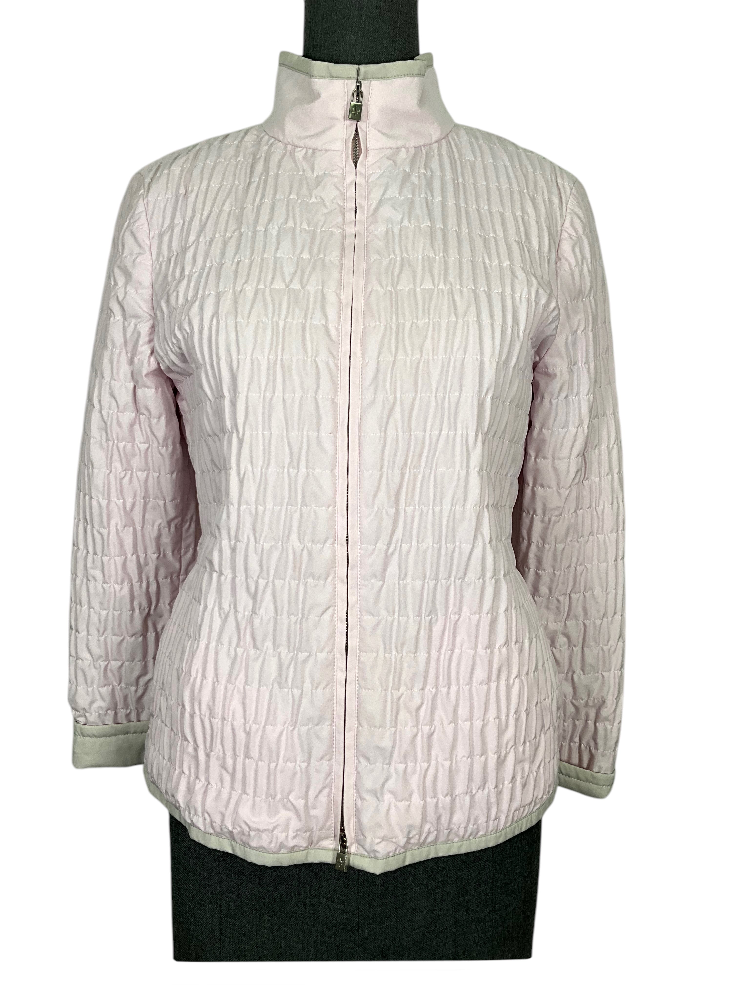LORO PIANA Quilted Nylon Jacket for Women - Lightweight Water-Resistant Winter Coat, Size M - Perfect for Outdoor Activities & Urban Fashion