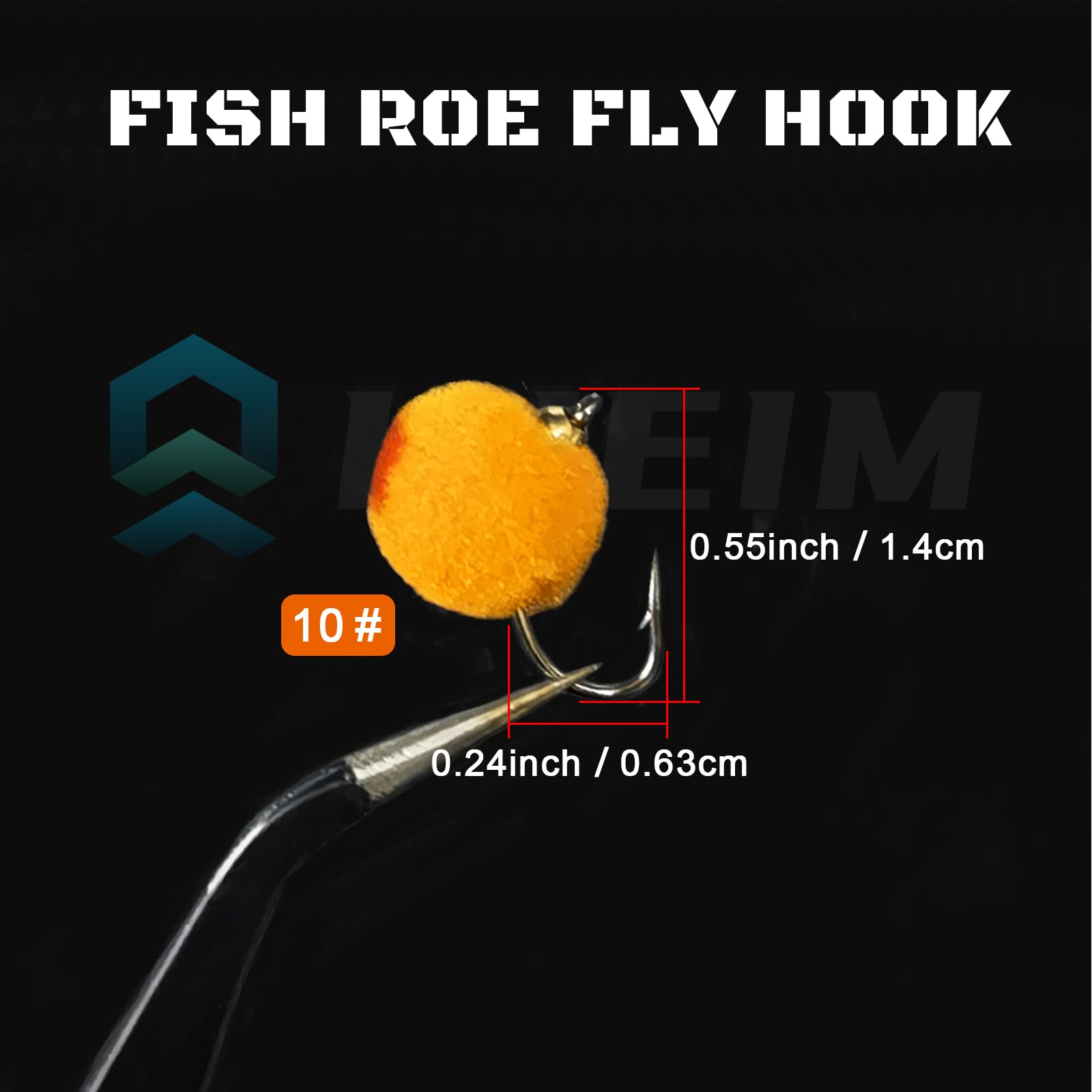 24pcs Fly Fishing Flies Kit with Brass Beadhead & Glo Bug Egg - Floating Fly Lures for Salmon, Steelhead, Trout - Perfect for Freshwater Fishing & Fly Tying Accessories