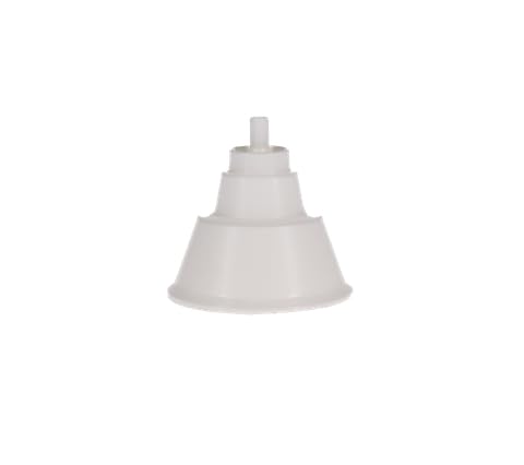 Autoclavable White Plastic Dental Dry Oral Funnel Cup II - Sterile Dental Care Supply for Dentists & Hygienists | Perfect for Dental Procedures, Teeth Whitening & Oral Examinations