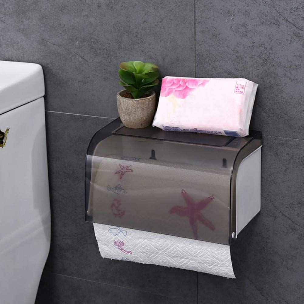 Waterproof Wall-Mounted Tissue Box Holder - Bathroom & Kitchen Paper Towel Dispenser Rack, Toilet Paper Storage Organizer for Home Decor (Ideal for Bathrooms, Kitchens, and Office Spaces)