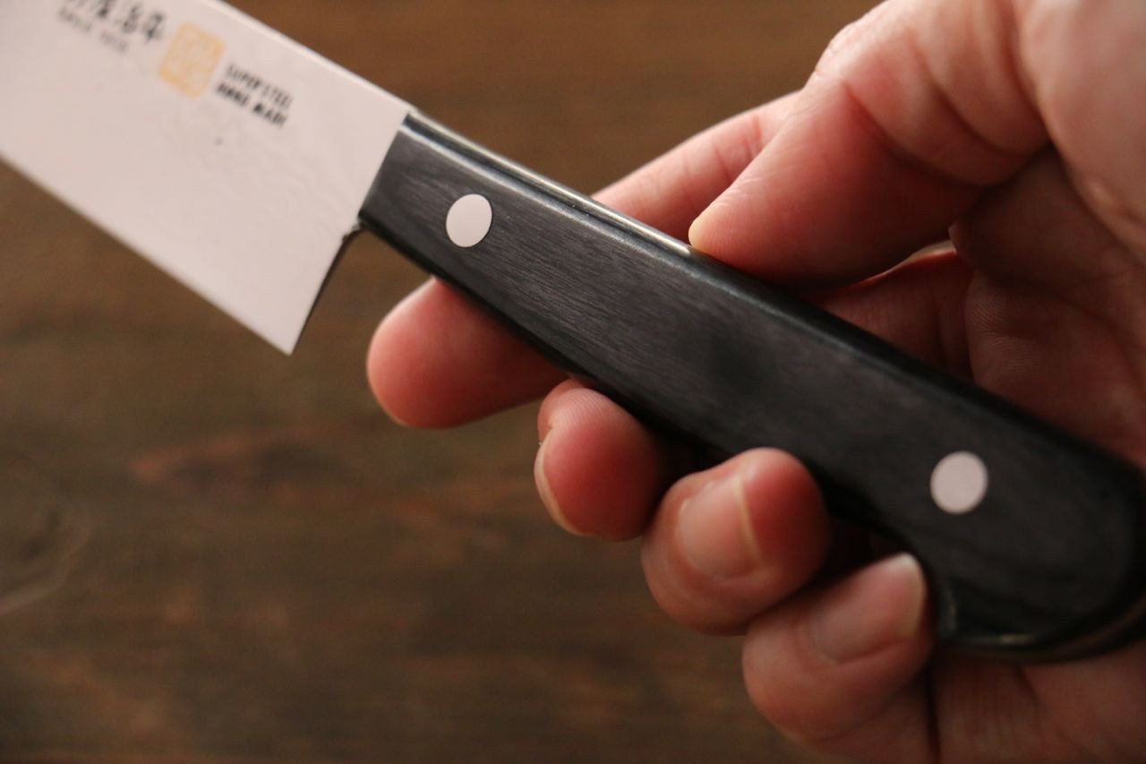 Premium Iseya VG10 Damascus Steel Petty Utility Knife 150mm (6 Inch) - Japanese Kitchen Knife for Precision Slicing, Peeling & Garnishing - Perfect for Chefs & Home Cooking