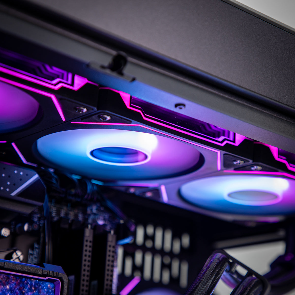 Abyssal AMP RTX 5080 Ryzen 9 9900X3D Gaming Desktop Computer - High Performance Black PC for 4K Gaming, VR & Streaming