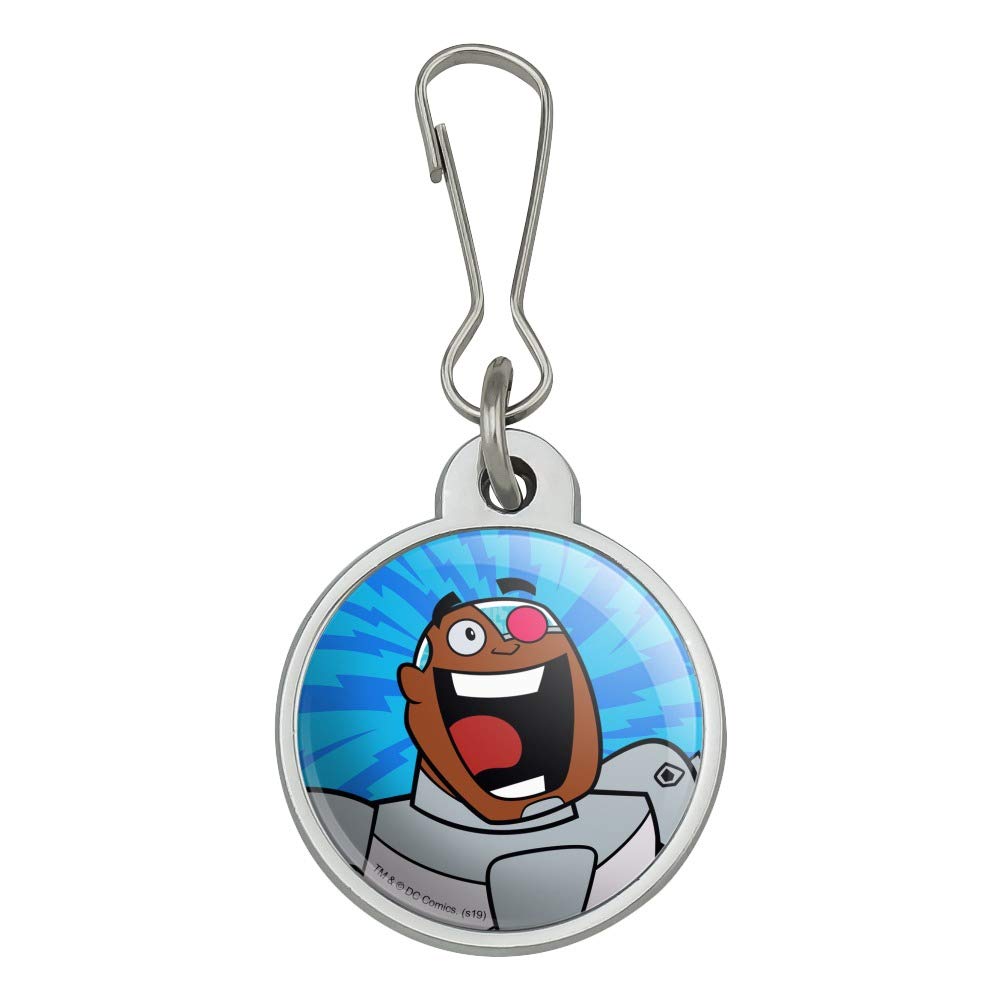 Teen Titans Go! Cyborg Cosplay Jacket Handbag Purse Luggage Backpack Zipper Pull Charm - Perfect for Comic Con, Cosplay Events & Titan Fan Gifts