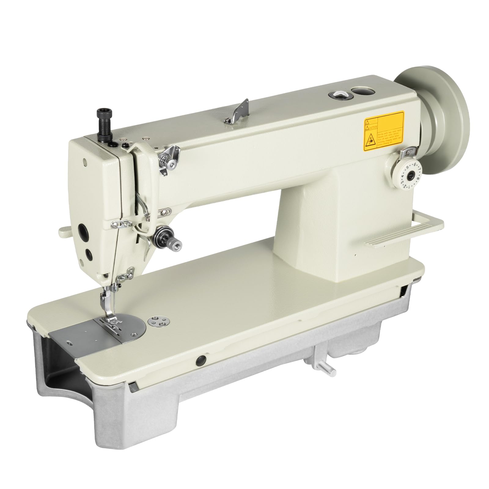 Heavy Duty Industrial Sewing Machine for Leather, Canvas & Thick Fabrics - High Speed Commercial Straight Stitch Flatbed Sewing Machine | Perfect for Upholstery, Bag Making & Apparel Manufacturing