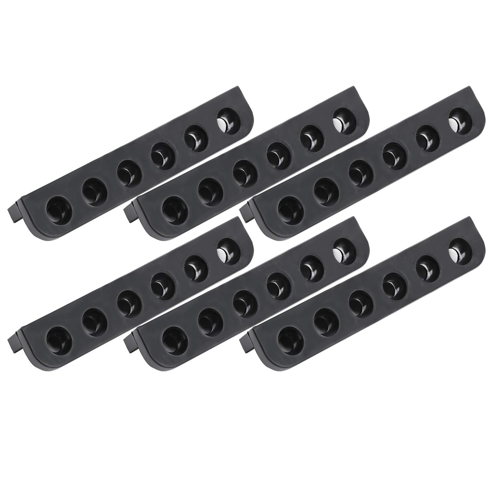 Qqmora Durable Wall Mounted Pool Cue Rack - Billiard Accessories for Game Room, Perfect for Storing Cues and Enhancing Your Billiards Experience
