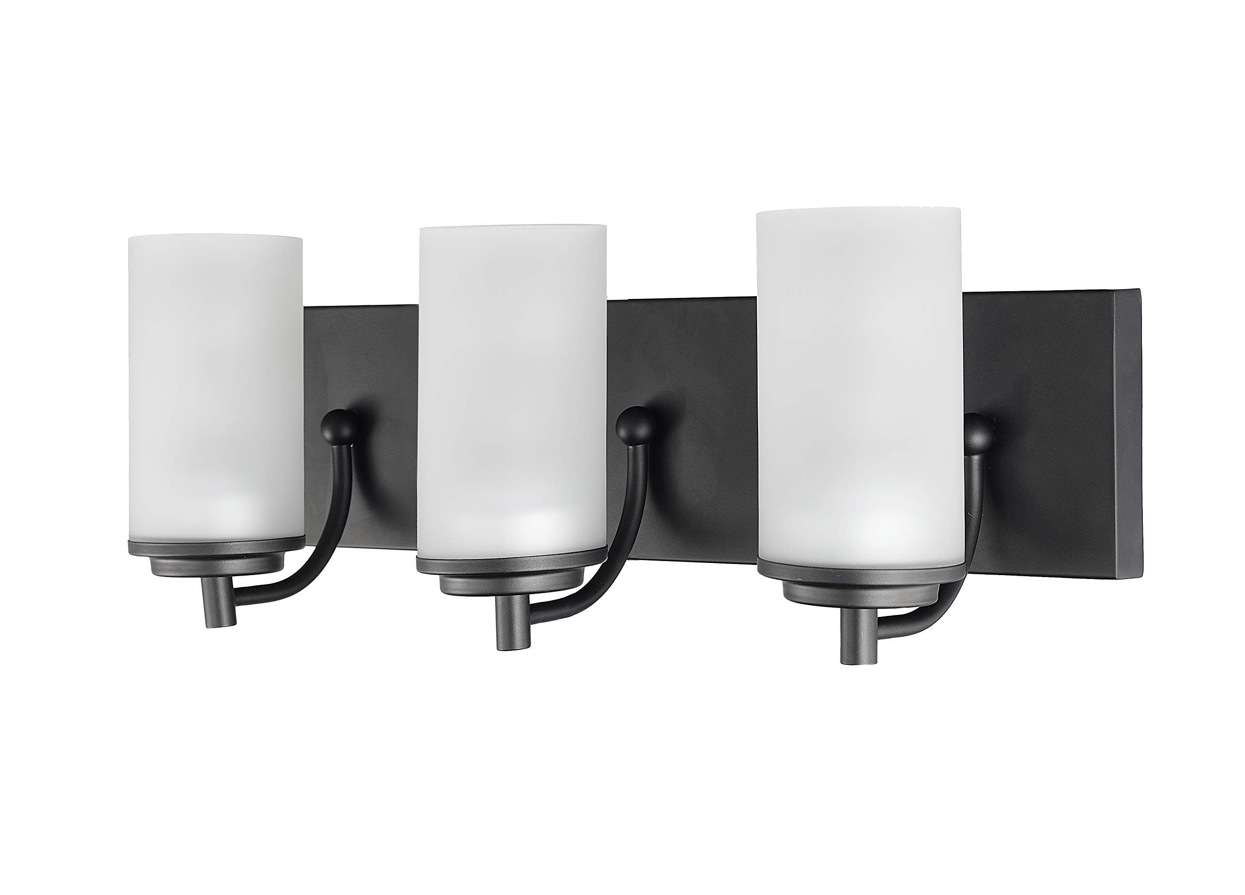 Ravenna Home 5-Piece Vanity Set - Dark Bronze Bathroom Sconce for Makeup & Decor