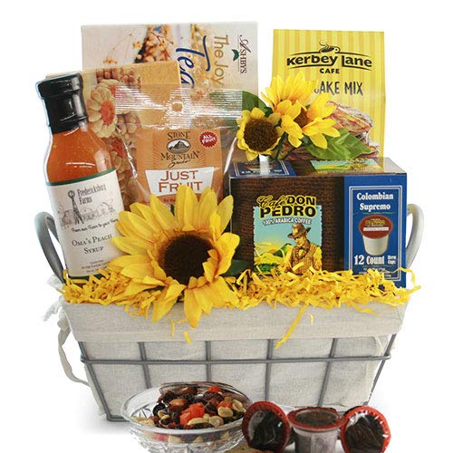 Premium Morning Coffee Basket - Handcrafted Coffee Gift Set for Coffee Lovers | Perfect for Breakfast, Office, and Home Brewing
