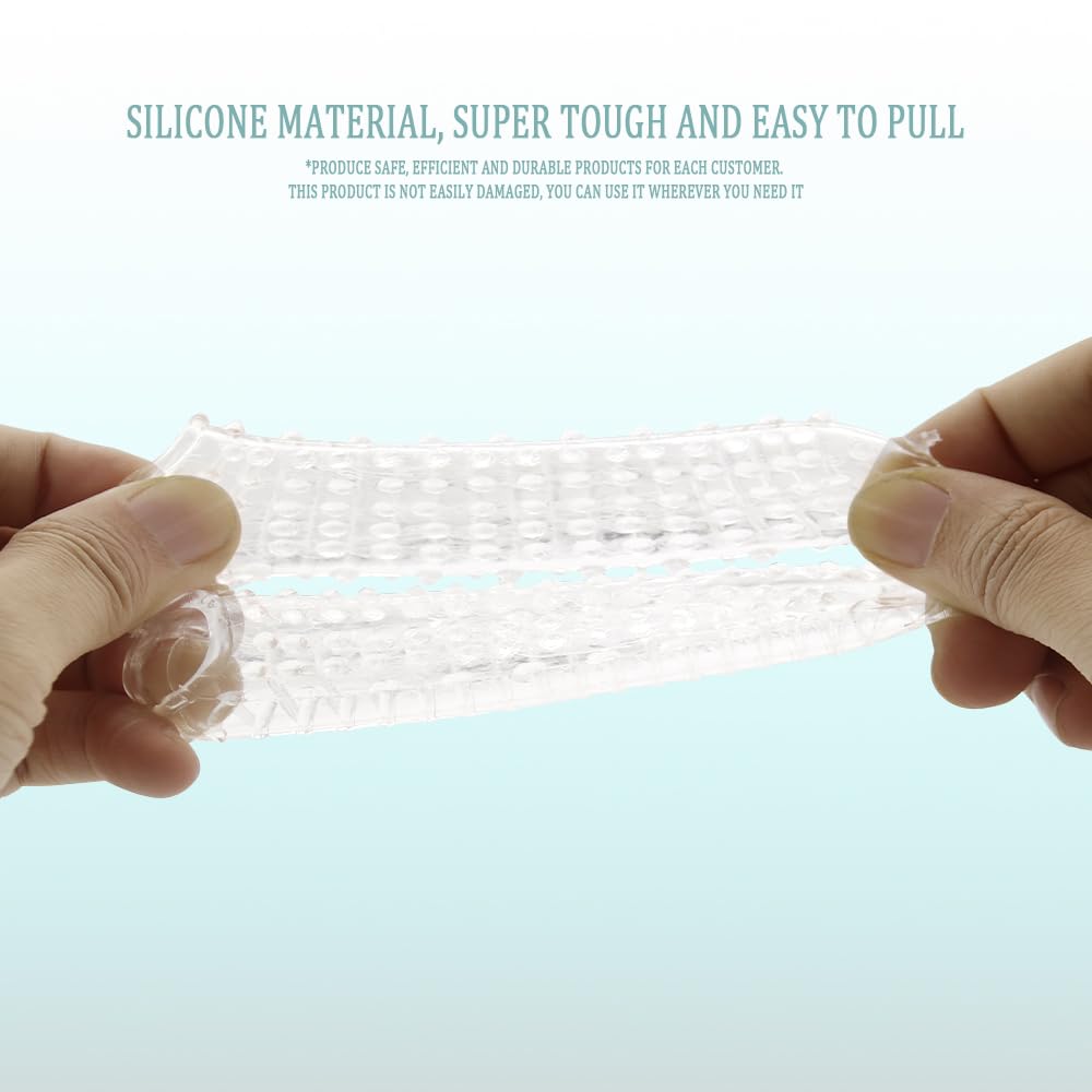 Premium Silicone Finger Sleeves - G-Spot & Clitoral Stimulator for Women | Soft, Flexible Sex Toy for Vaginal & Anal Play | Couples & Solo Use | Transparent Design | Perfect for Sensual Massage & Intimate Exploration