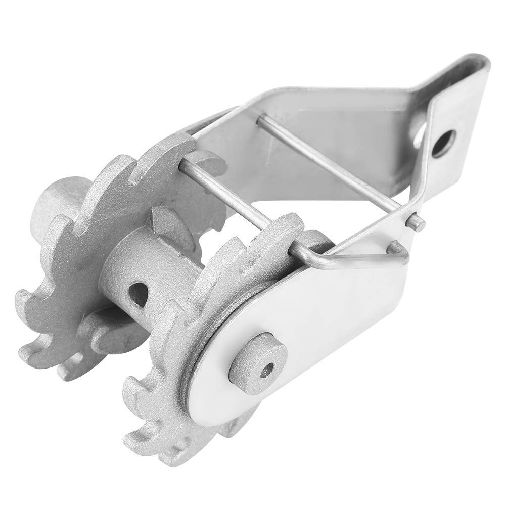 Heavy Duty Electric Fence Insulators & Wire Strainers - 24Pcs Ratchet Inline Tensioner with Compression Clip for Farm Fencing | Secure Livestock, Protect Crops & Reinforce Property Boundaries