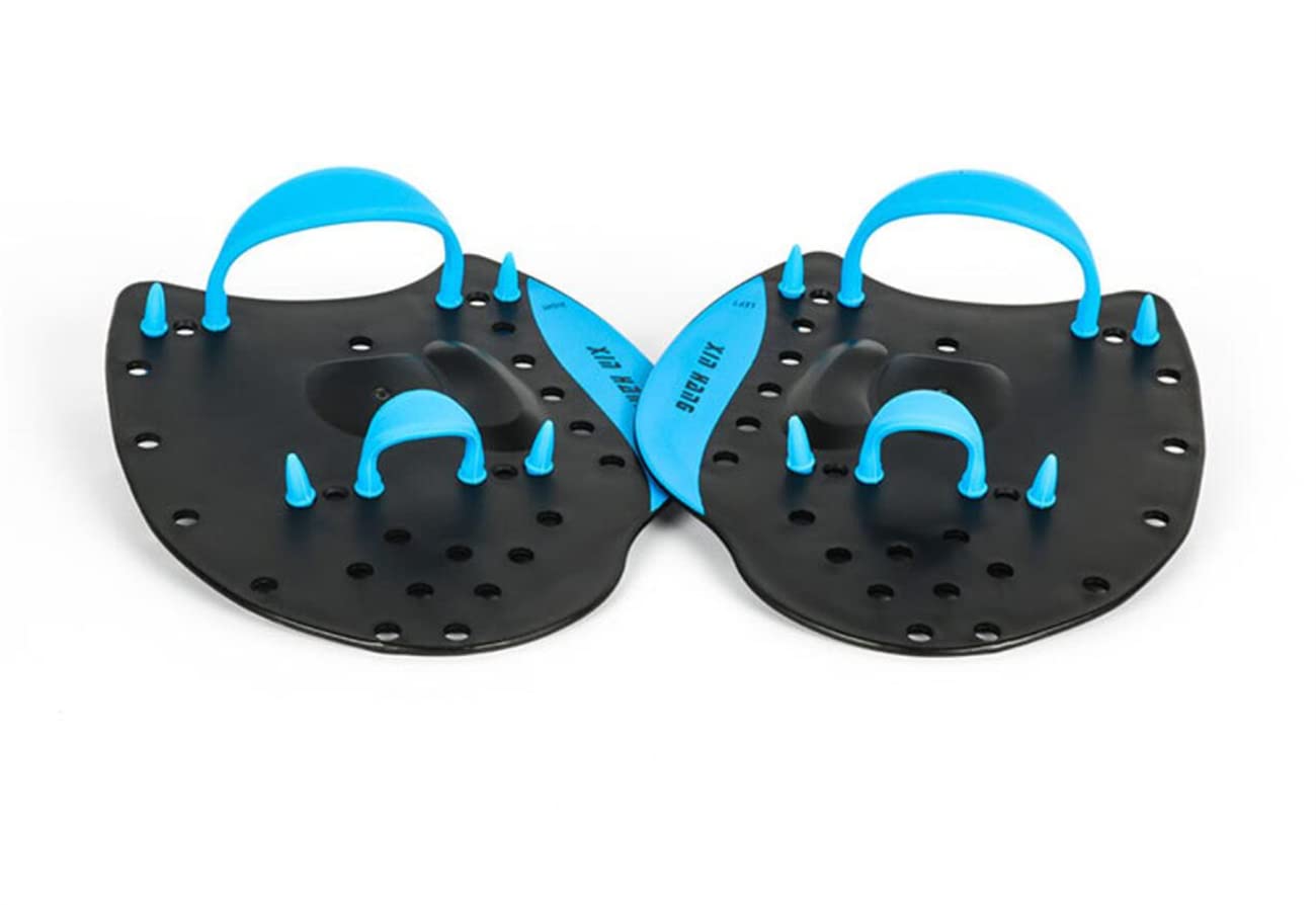 **Webbed Silica Gel Swimming Gloves - Water Resistance Aquatic Training Gloves for Men, Women & Kids - Perfect for Swimming, Fitness, Aerobics & Water Sports**