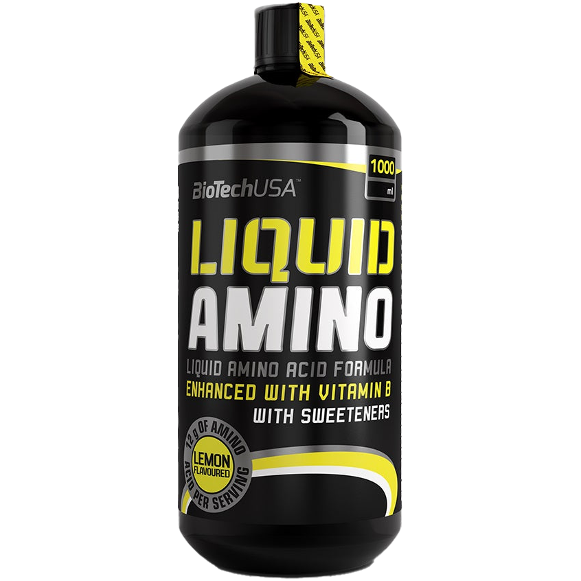 BioTechUSA Liquid Amino Supplement - Orange Flavor, 1000ml | Essential Amino Acids for Muscle Recovery & Workout Performance | Perfect for Athletes & Fitness Enthusiasts
