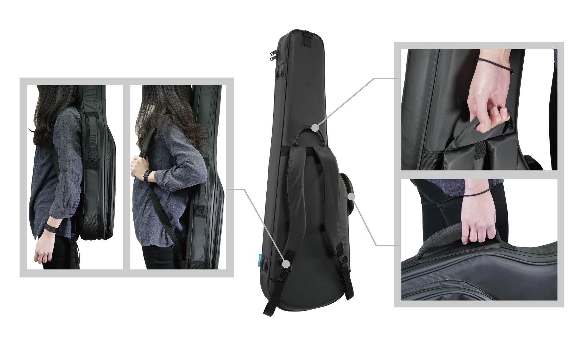 IBANEZ POWERPAD® ULTRA Electric Guitar Gig Bag - Durable Padded Case for Electric Guitars - Perfect for Gigging, Travel & Storage