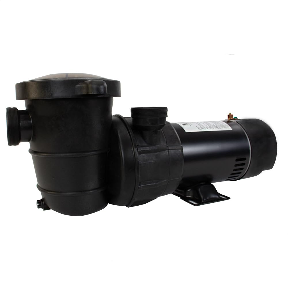 Rx Clear Extreme Force High Performance 1.5 HP Dual Speed Pool Pump for Above Ground Swimming Pools | 115V 9 Amps | Energy Efficient | 6-Foot Cord Included | Perfect for Backyard Pool Maintenance & Water Circulation