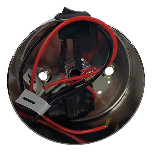 Pactrade Marine Boat Auto RV Aluminum Adjustable LED Reading Light Rocker Switch - Waterproof 12V DC for Cabin, Cockpit, and Night Navigation