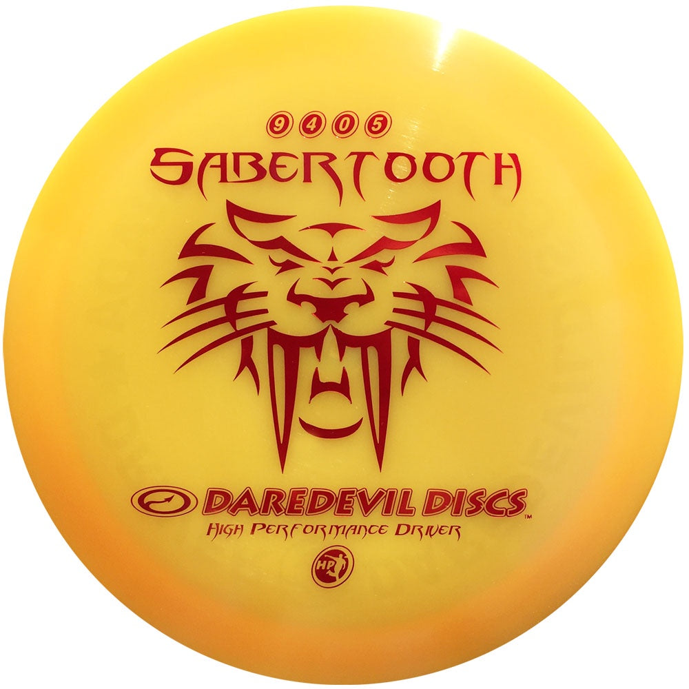 Daredevil Disc Golf Sabertooth High Performance (HP) Driver - Perfect for Long Distance Throws and Competitive Play