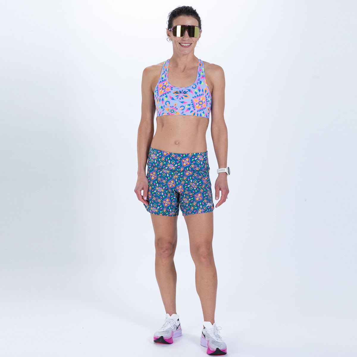 Women's Limited Edition Run 6 Shorts - Kaleidoscope Print Athletic Shorts for Running & Workouts | Perfect for Gym, Jogging & Yoga