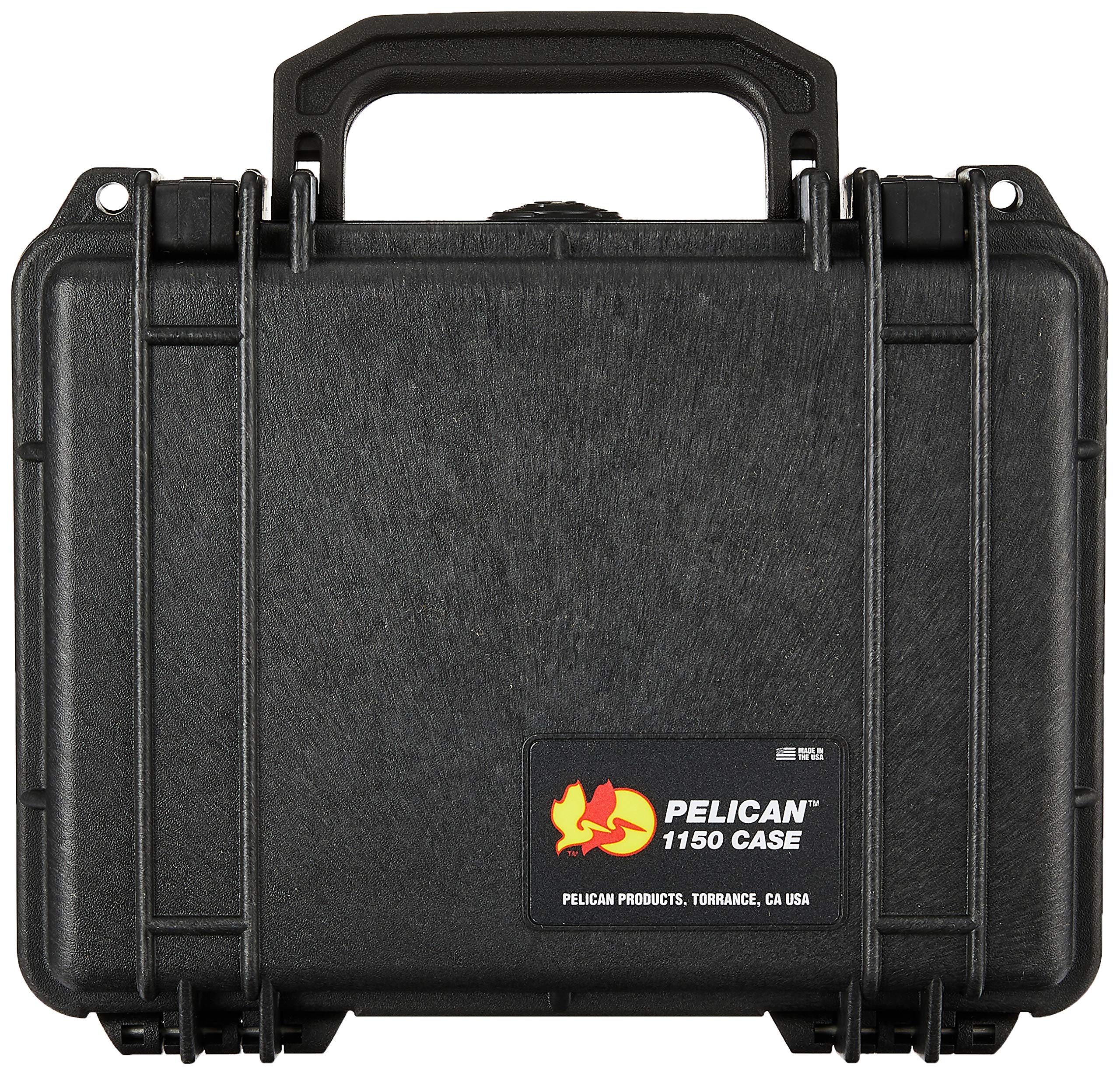 Pelican 1150 Waterproof Camera Case with Customizable Foam Insert - Silver & Black Options for DSLR, Mirrorless & Action Camera Protection - Perfect for Travel, Outdoor Adventures & Professional Photography