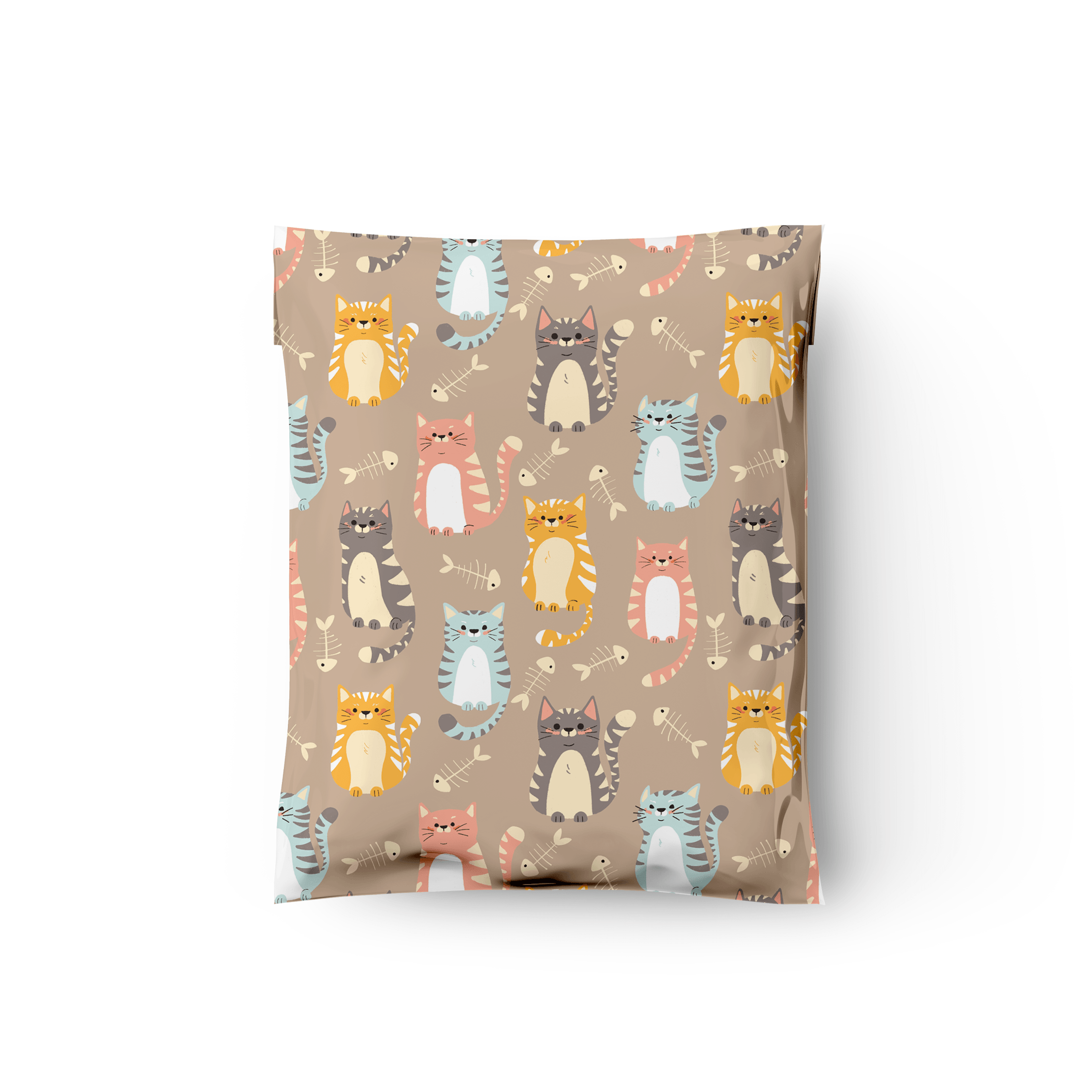 10x13 Inches Premium Printed Cat Design Poly Mailers - Waterproof Shipping Envelopes for Ecommerce, Small Business & Online Stores - Perfect for Mailing Clothes, Jewelry & Gifts