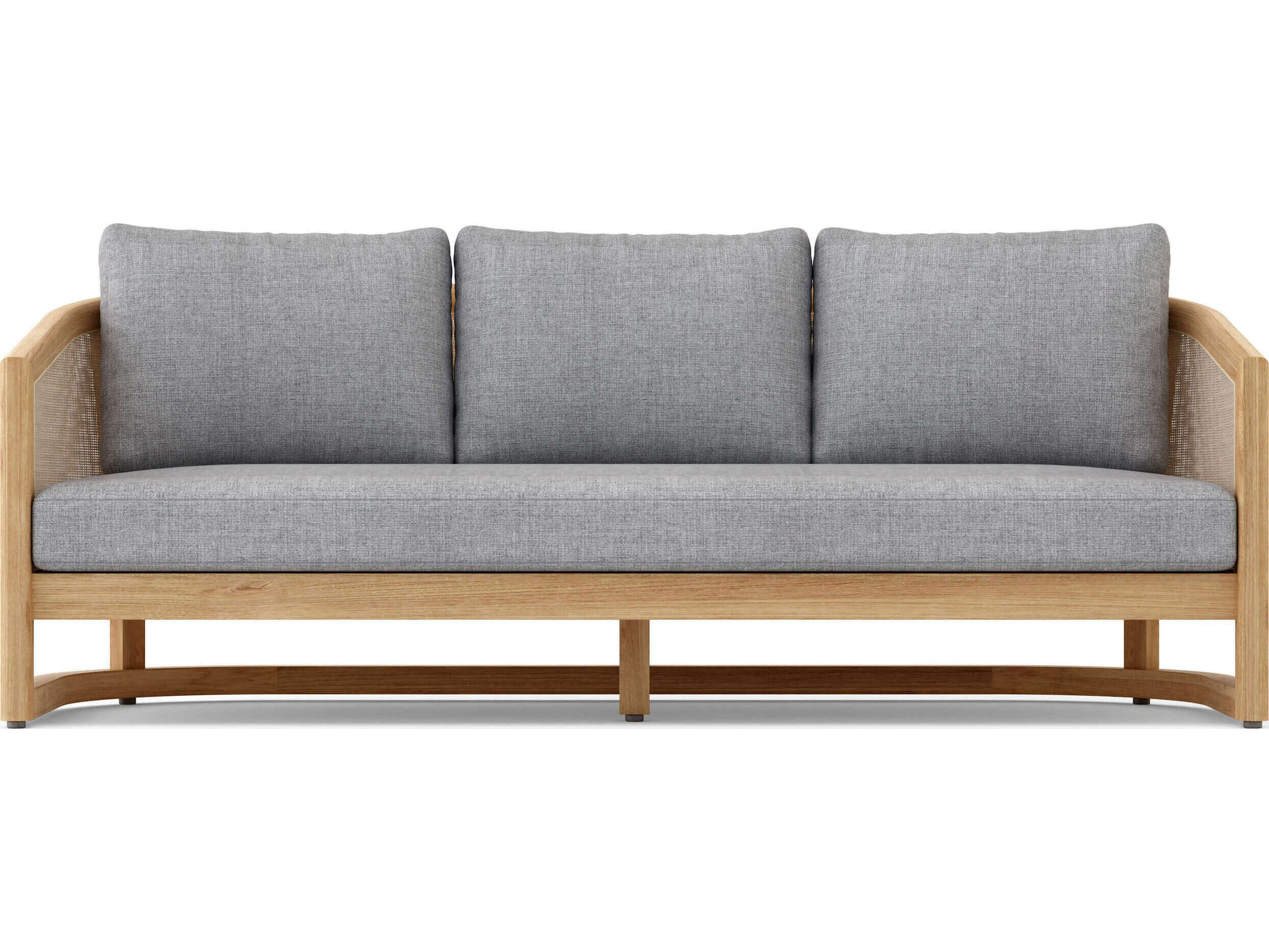 Anderson Teak Catania Natural Deep Seating Sofa DS 333 - Outdoor Patio Furniture for Garden, Poolside & Backyard Relaxation
