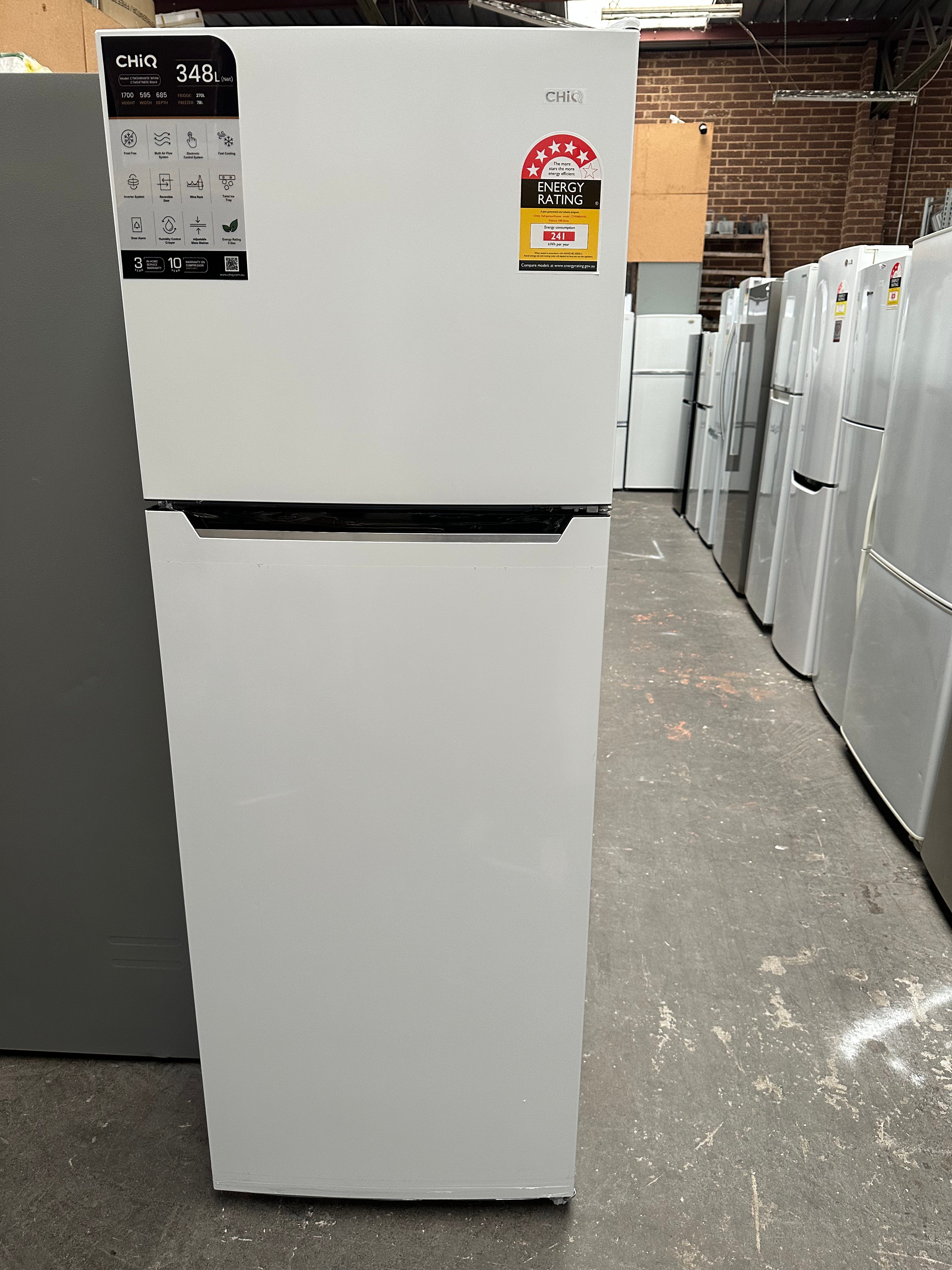 CHiQ 348L Refrigerator CTM348NW5E - Energy Efficient 4-Door Fridge with 5-Year Warranty | Perfect for Kitchen, Office, Dorm & Small Spaces