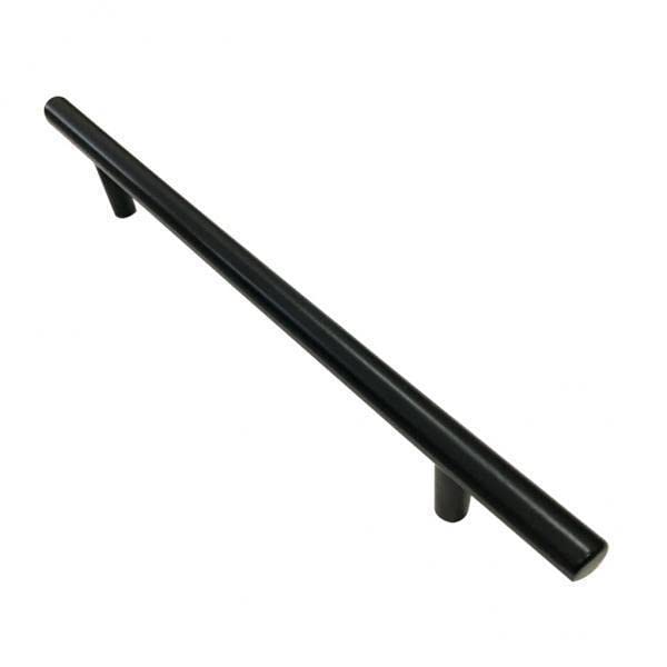 Baoblaze 4 Pack Matte Black Space Aluminum Kitchen Cabinet Handles - Modern T-Bar Pull Knobs for Drawers & Cabinets (Perfect for Kitchen Remodel, Bathroom Vanity & Furniture Upgrade)