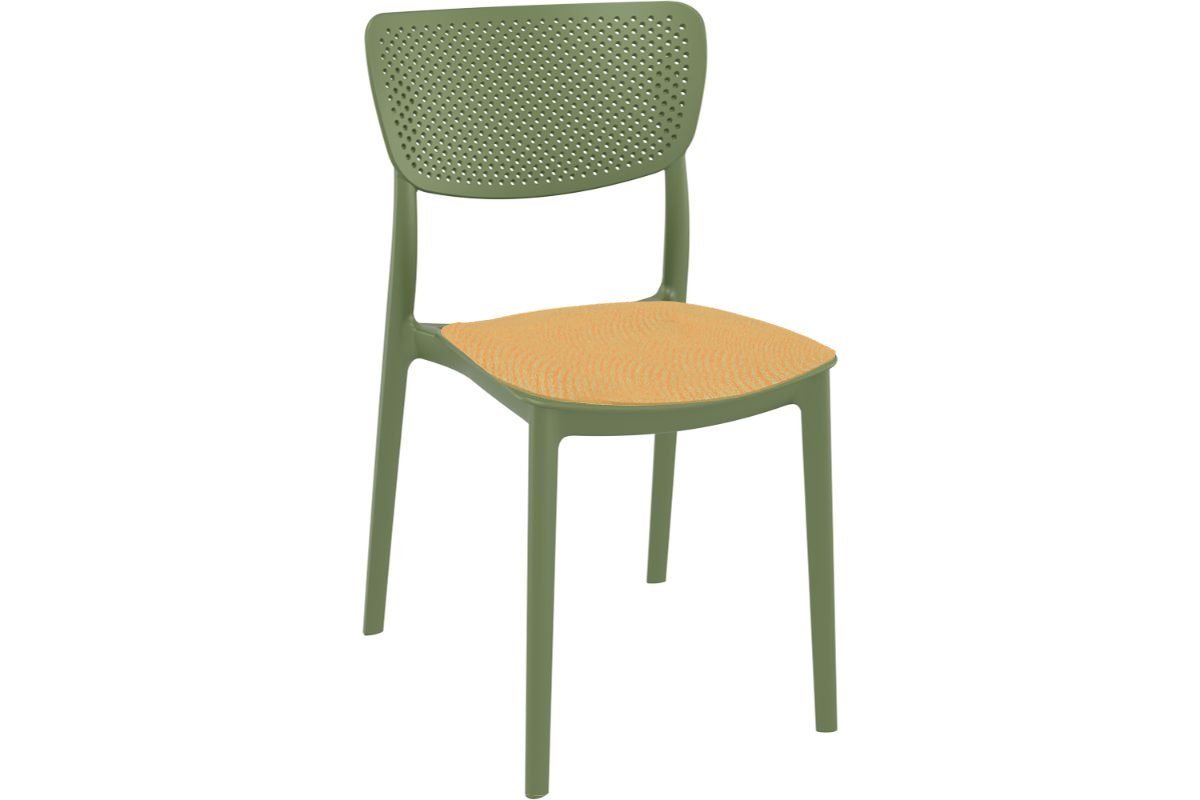 Stackable Lucy Dining Chair - Indoor/Outdoor Use for Restaurants, Cafes, and Home Patios | Durable & Stylish Seating Solution