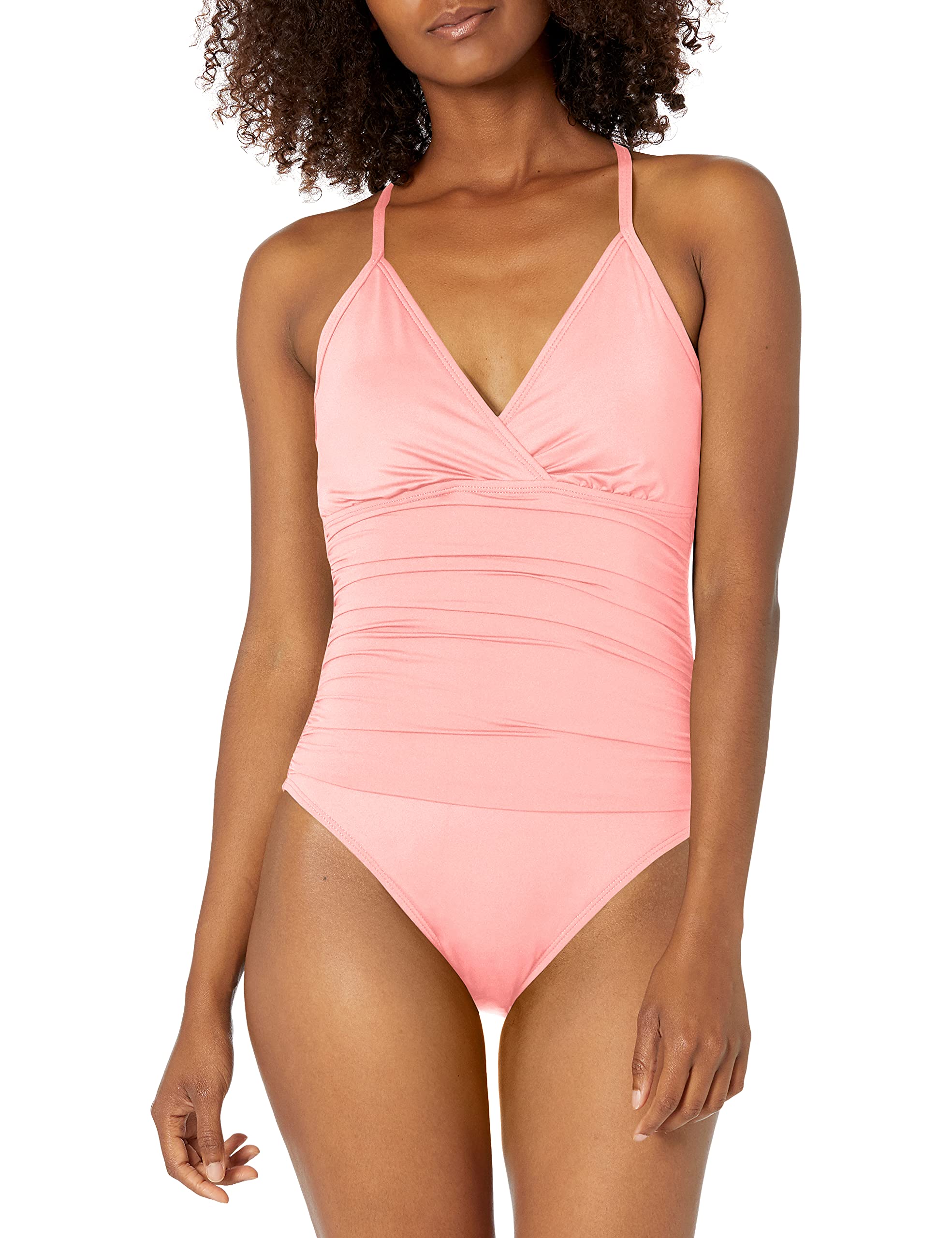 La Blanca Women's Island Goddess Underwire One Piece Swimsuit with Double Strappy Back - Perfect for Beach Vacations, Pool Parties & Summer Getaways