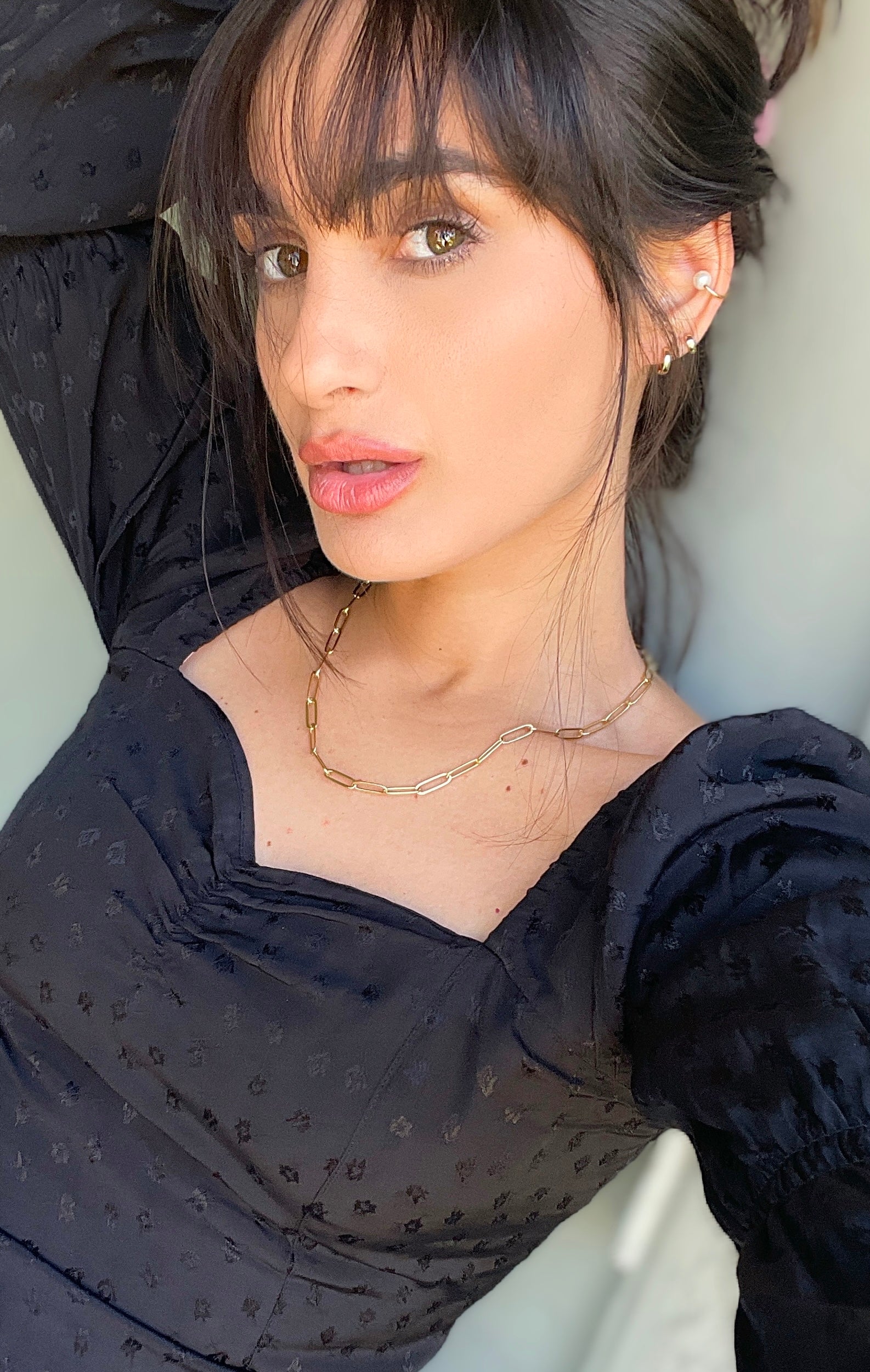 18K Gold Filled Paperclip Chain Necklace - Dainty Minimalist Layering Jewelry for Women - Perfect for Everyday Wear, Gift Giving & Special Occasions