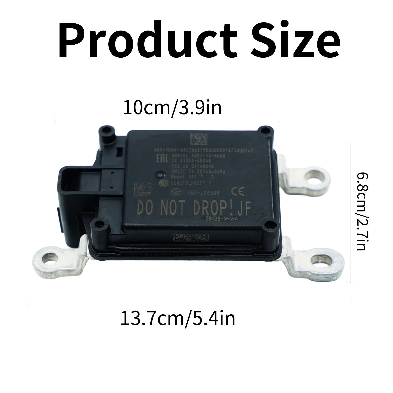 Nissan Altima Rogue Kicks Versa Rogue Sport Front Distance Radar Sensor 28438-5FA6A - Cruise Control Compatible 2016-2023 Models | Enhanced Safety for Highway Driving & Parking Assistance
