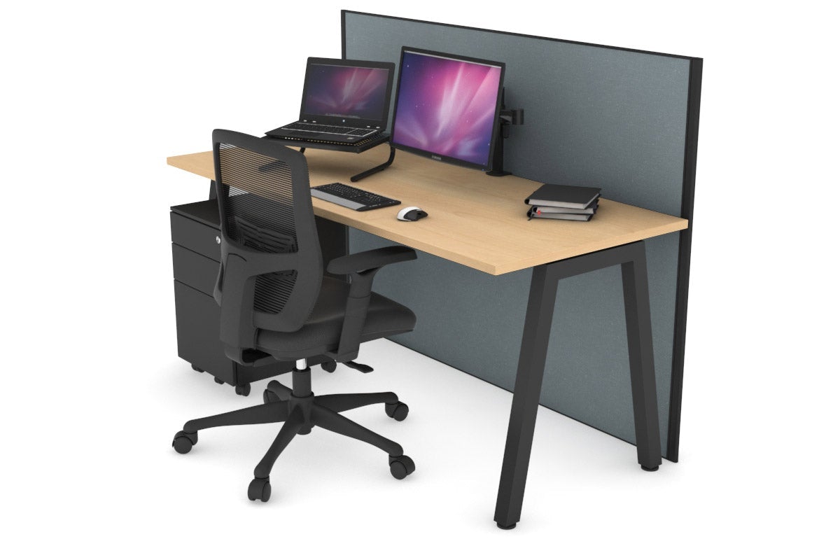 Horizon Quadro A Legs Office Desk - 1600L x 700W Modern Workstation for Home & Office - Perfect for Remote Work, Study & Professional Workspaces