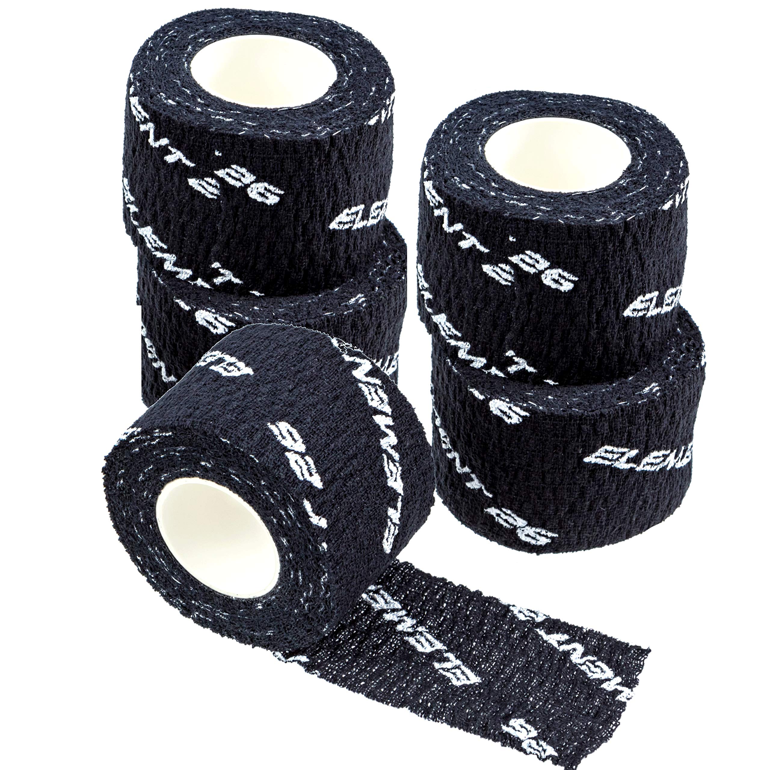 Element 26 Athletic Weight Lifting Tape - Premium Thumb & Finger Protection Tape for CrossFit, Powerlifting & Weight Training - Black Hook Grip Tape with Sweat-Resistant Adhesive - Ideal for WODs, Boxing, BJJ & MMA Training - Perfect for Gym, Home Workouts & Sports Performance