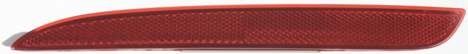 Evan Fischer Rear Bumper Reflector Set of 2 - Compatible with 2010-2013 Mazda 3, 2010 Mazda 3 Sport & 2012-2013 Mazda 3 Sport (MA2831100, MA2830100) - Driver & Passenger Side Replacement Parts - Enhance Nighttime Visibility & Safety
