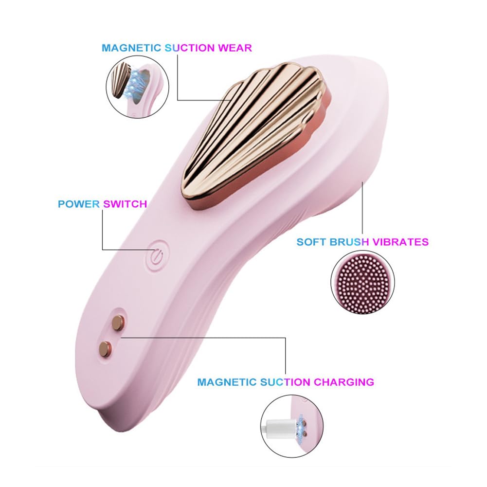 Wireless APP Controlled Double Motor Mini Panty Vibrator for Women - Clit Stimulator & G-Spot Massager, Rechargeable Magnetic Vibrating Sex Toy for Couples Play & Solo Pleasure
