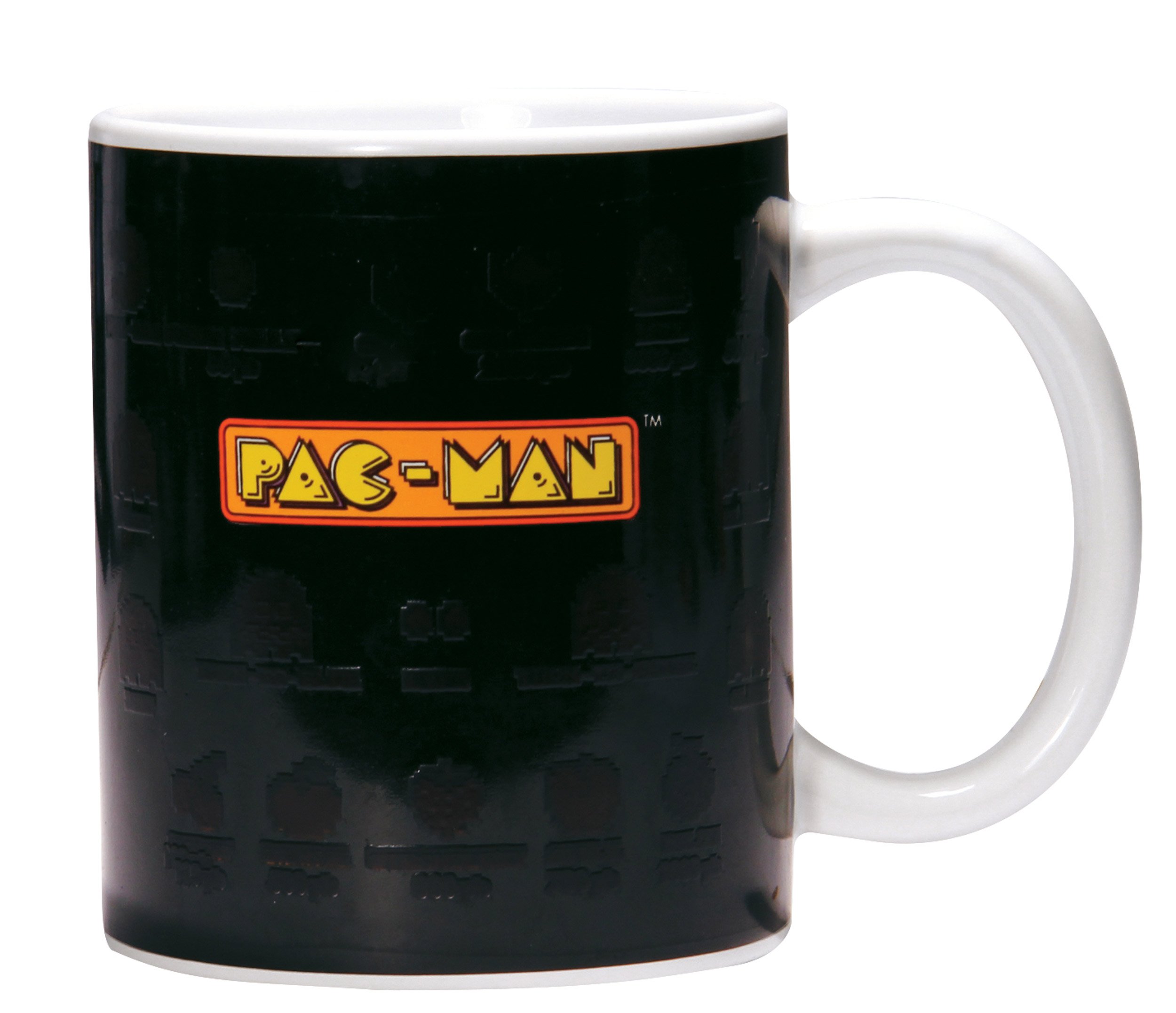 Paladone Pac-Man Heat Change Mug - Color Changing Coffee Cup with Classic Arcade Game Design - Perfect for Gamers & Retro Enthusiasts - Great for Home, Office, or Gift Giving