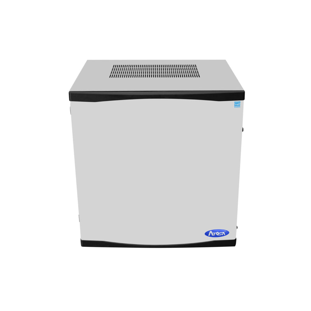 Atosa YR800 AP 261 30 Air-Cooled Modular Half Dice Cube Ice Maker - 810 lbs Daily Production for Restaurants, Bars, and Catering Services