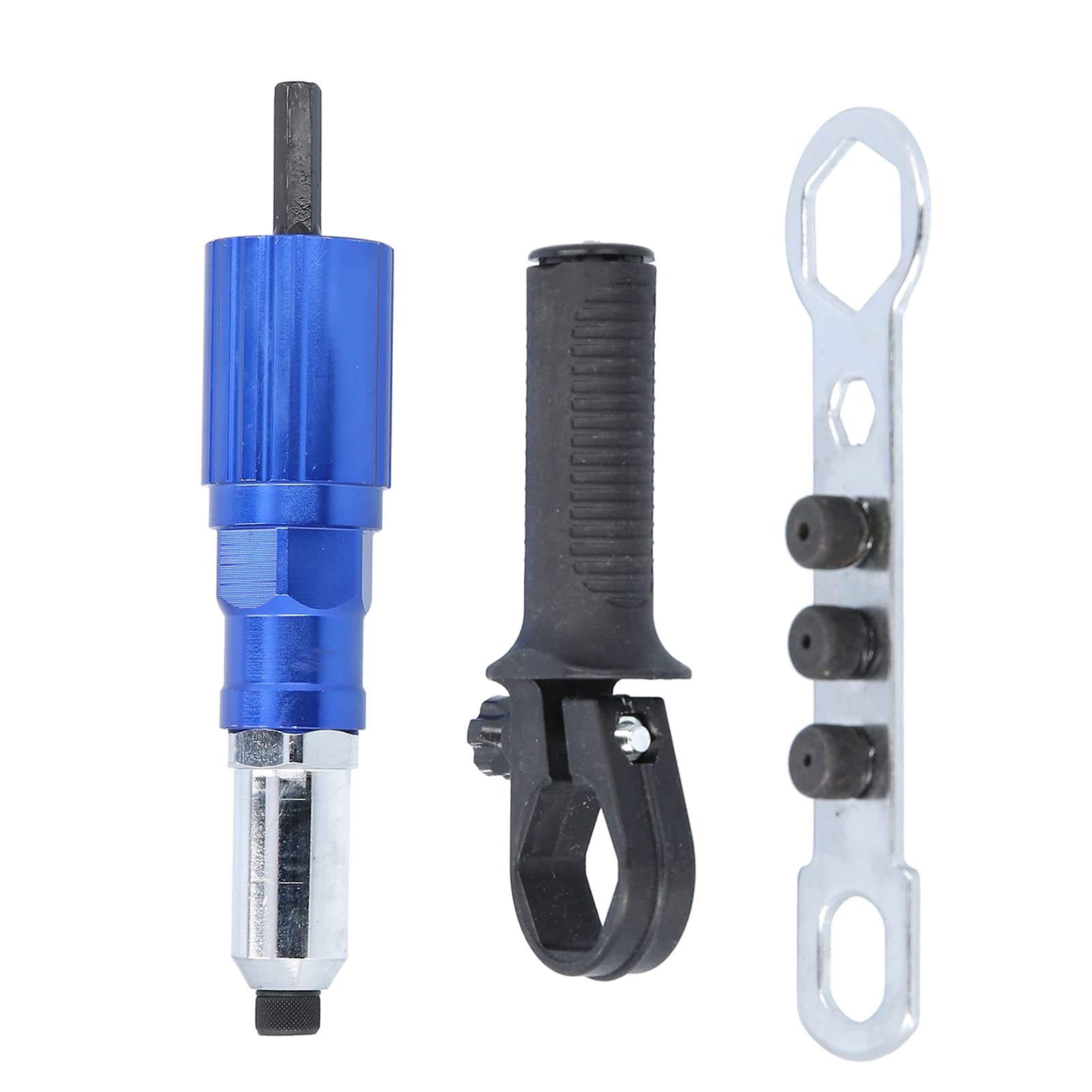 Electric Rivet Gun Adapter Kit - Cordless Rivet Tool Set for Hand Drills | Perfect for DIY Projects, Metalworking & Home Repairs