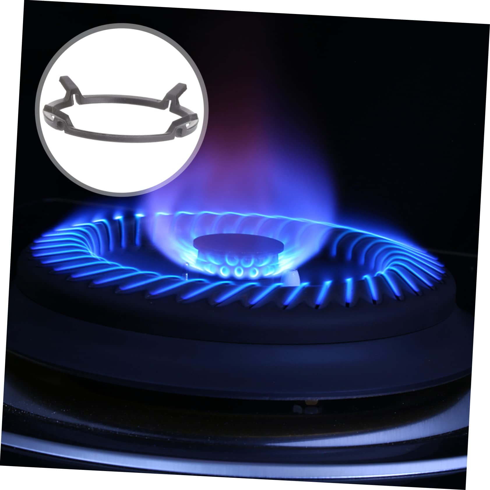 Stainless Steel Wok Stand for Gas Stove - Heavy Duty Burner Support Ring & Pot Rack - Compatible with Electric Cooktops - Perfect for Stir-Frying, Deep Frying & Asian Cooking