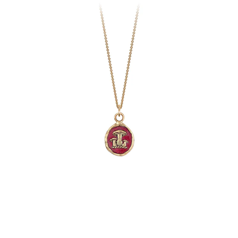 14K Gold Earthy Appreciation Talisman Pendant - True Colors for Spiritual Protection & Positive Energy - Perfect for Meditation, Gifting & Everyday Wear