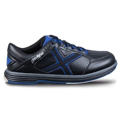 KR Ranger Men's Bowling Shoes - Black/Blue - Comfortable & Durable for League Play & Casual Bowling