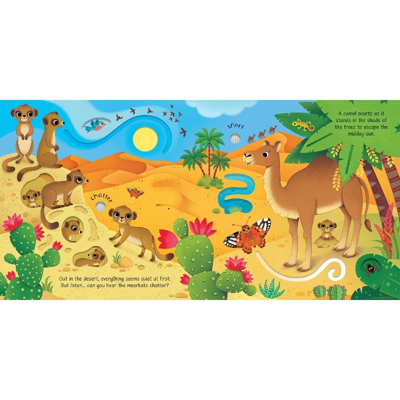 Interactive Wild Animals First Sound Book for Toddlers - Learn Animal Names & Sounds - Perfect for Early Learning & Playtime at Home