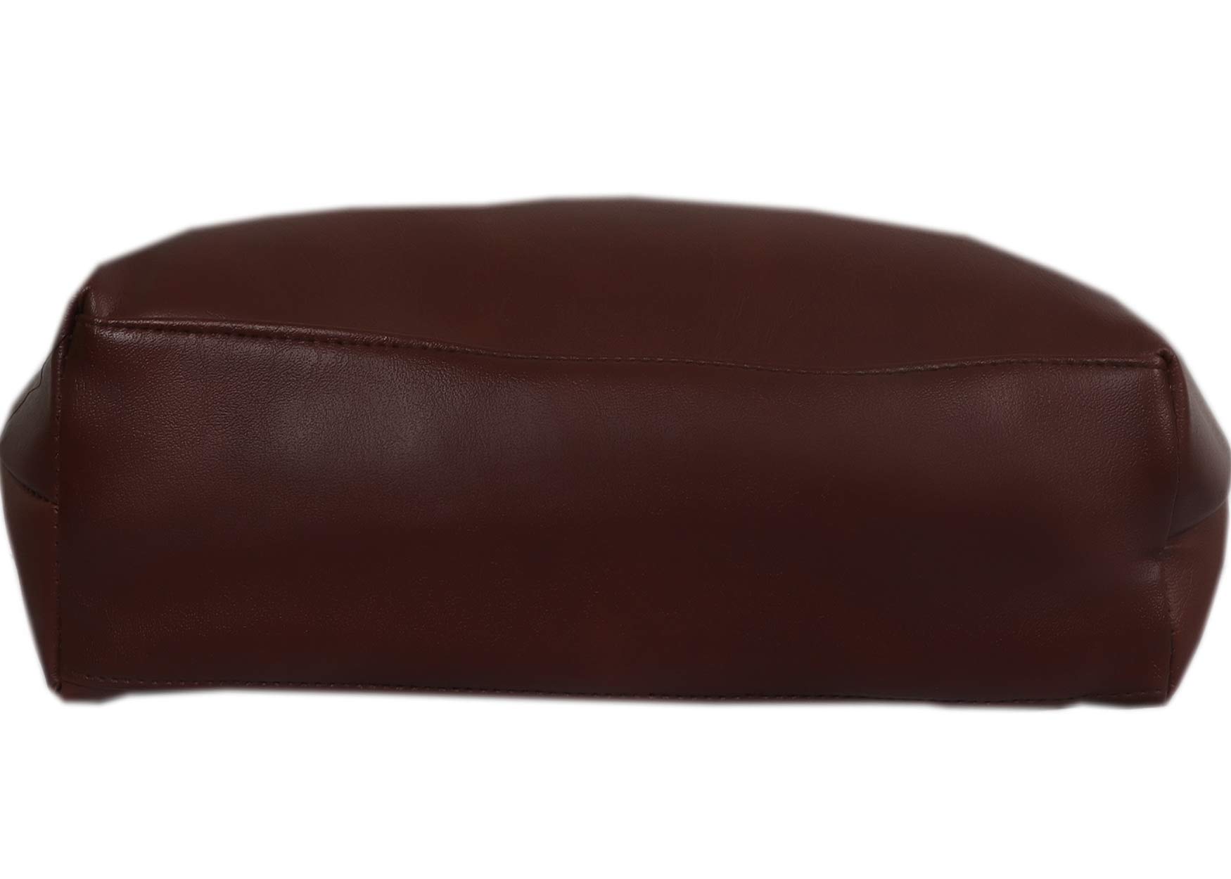 DN DEALS Women's Handbag - Genuine Leather Crossbody Purse with Adjustable Strap, Dark Brown - Perfect for Work, Travel & Everyday Use