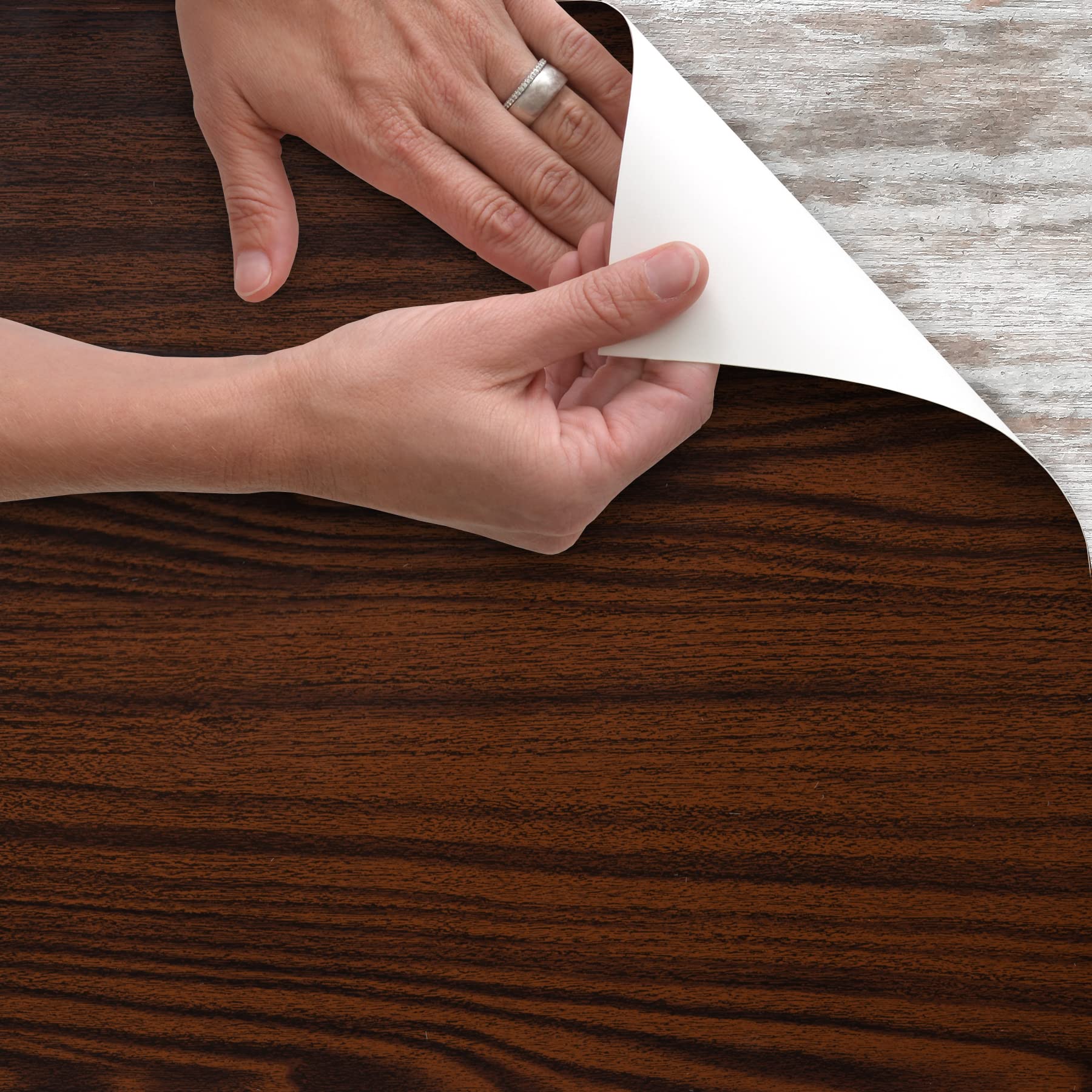 Magic Cover Adhesive Vinyl Paper - Waterproof & Durable Shelf Liner for Drawers, Cabinets, Shelves (18